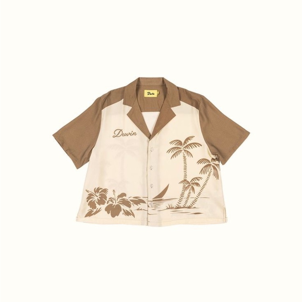 Duvin Brown and Cream Shirt